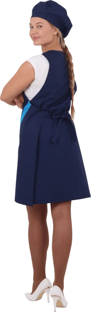 Униформа ВИНТАЖ, т/синий-голубой Кос 870