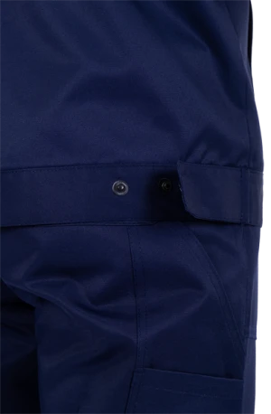 Костюм мужской ТЕХНИК 2 от механических воздействий и ОПЗ (куртка, полукомбинезон), темно-синий/серый Кос 099