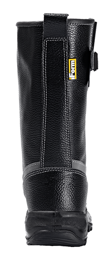 Сапоги TURBO с КП, хромовые ПУ/нитрил (Сап. 085)