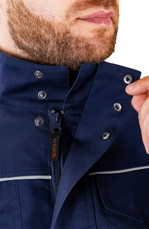 Костюм мужской ДЮРАБЛ от механических воздействий и ОПЗ (куртка, брюки), синий