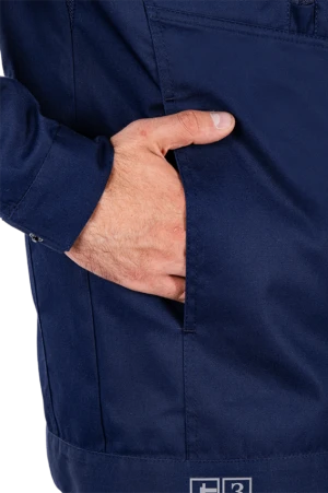 Костюм мужской ДЮРАБЛ от механических воздействий и ОПЗ (куртка, брюки), синий