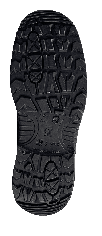 Ботинки TURBO с КП и КС, хромовые ПУ/нитрил (арт. А-113 TURBO КП ПУ/н КС / А - 102 кп,сетка,кс,ПУ/н / 113КП кевларовая стелька / М122)