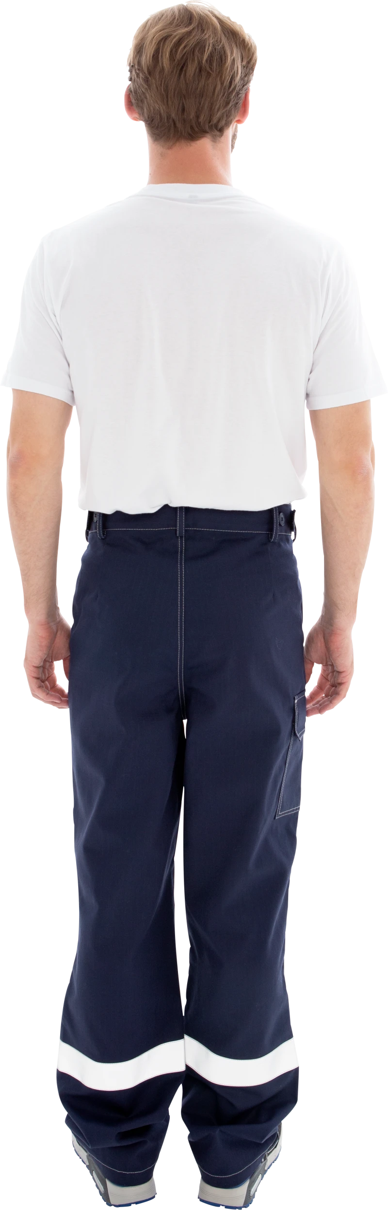 Костюм мужской МЕГАСТАТОЙЛ от нефтепродуктов, кратковременного воздействия пламени, статического электричества, темно-синий/серый/оранж Кос 907