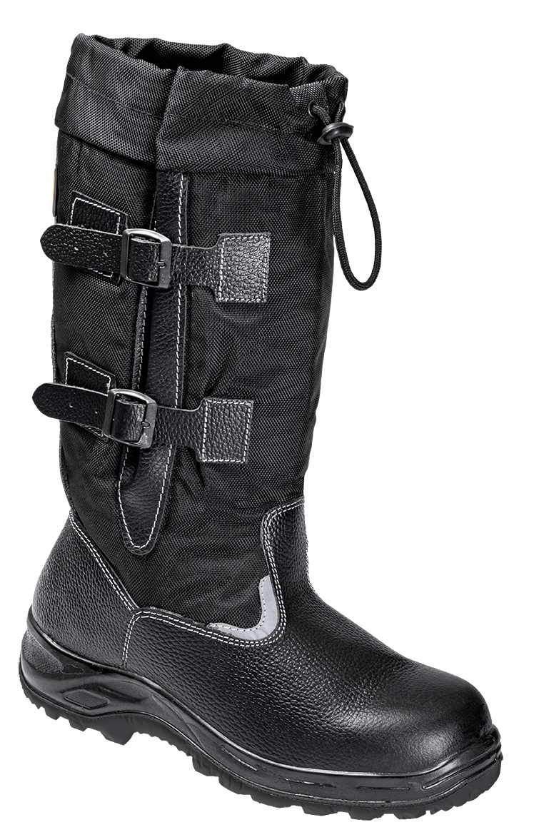 Сапоги TURBO "СЕВЕР" с КП (68КП/Мод.Сап 131), многослойный утеплитель, кожа/оксфорд, ПУ/нитрил