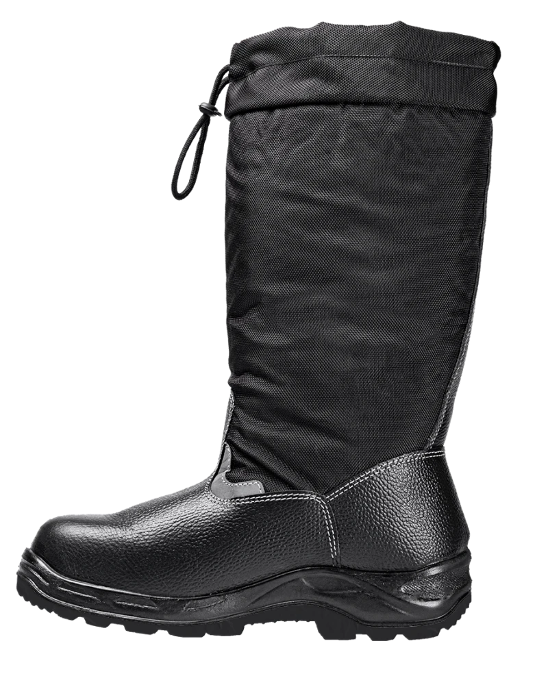 Сапоги TURBO "СЕВЕР" с КП (68КП/Мод.Сап 131), многослойный утеплитель, кожа/оксфорд, ПУ/нитрил