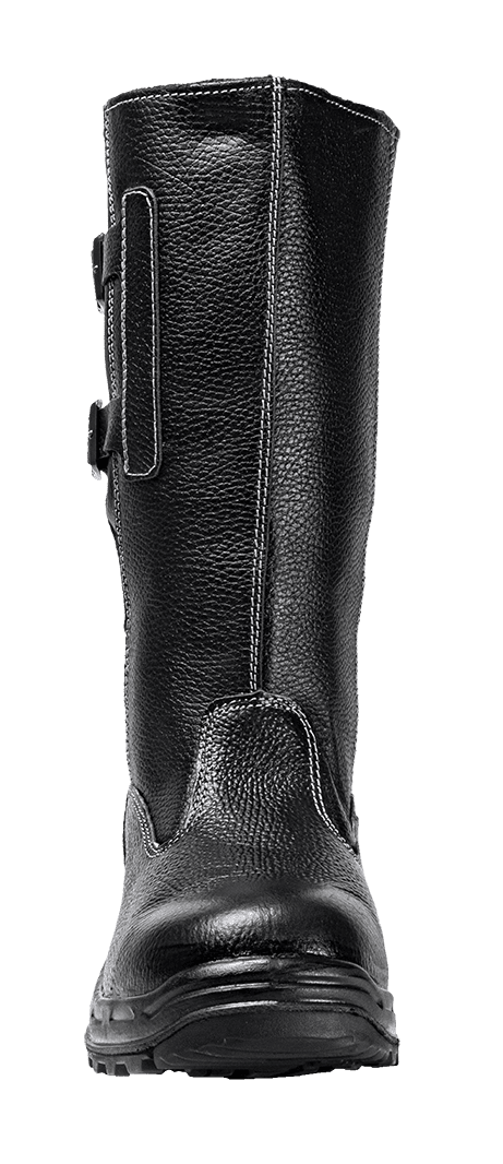 Сапоги TURBO высокие с КП и КС нат. мех, хромовые, ПУ/нитрил (м.60КПКСН)