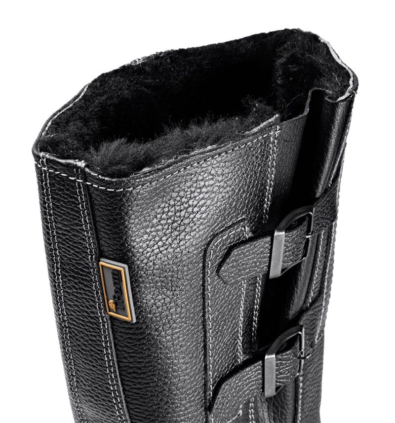 Сапоги TURBO высокие с КП и КС нат. мех, хромовые, ПУ/нитрил (м.60КПКСН)