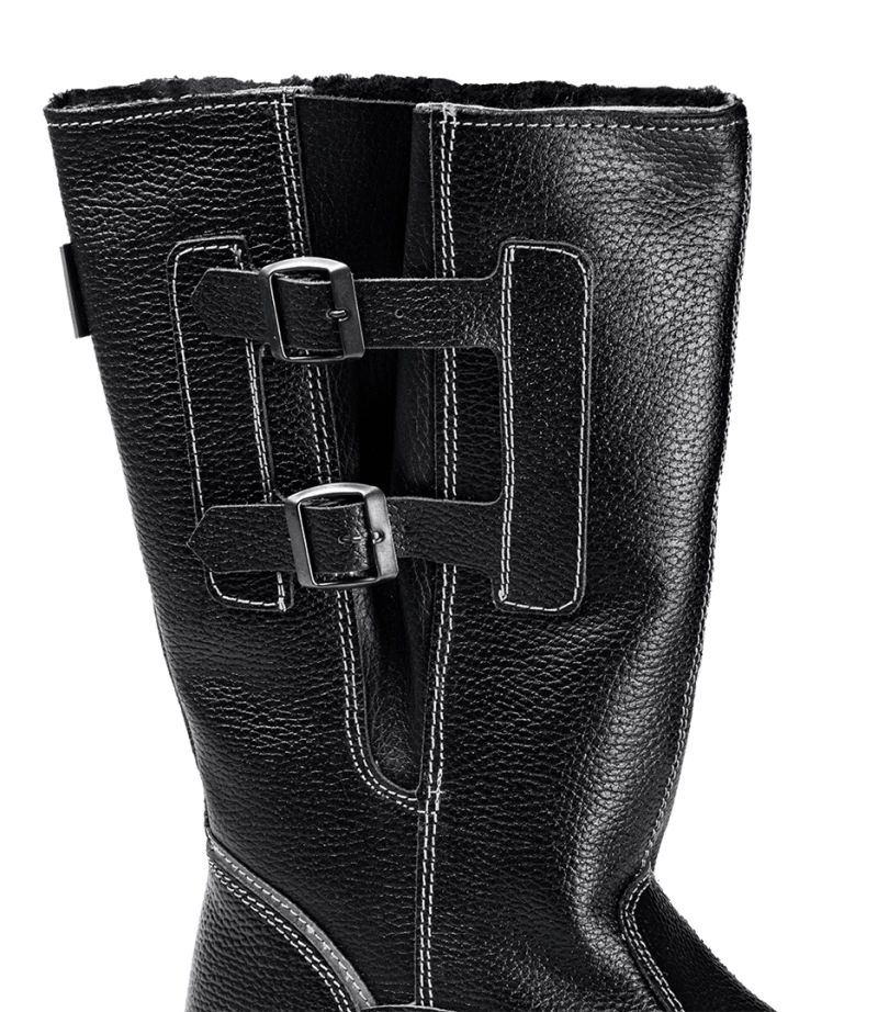 Сапоги TURBO высокие с КП и КС нат. мех, хромовые, ПУ/нитрил (м.60КПКСН)