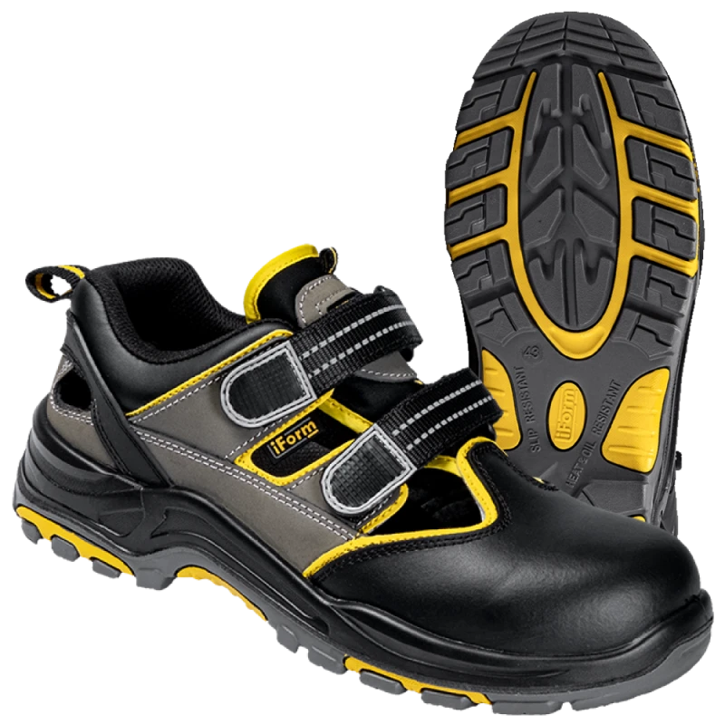 Полуботинки с перфорацией iForm® ORIGINAL (ОРИДЖИНАЛ) с КП и КС, кожаные ПУ/нитрил