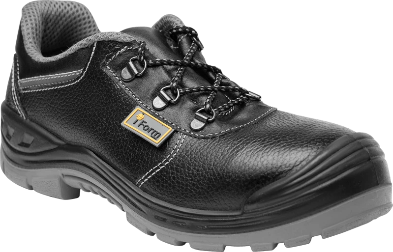 Полуботинки TURBO с КП, хромовые ПУ/нитрил (арт. П/бот 026 / А - 114 "Кросс") Пол 026