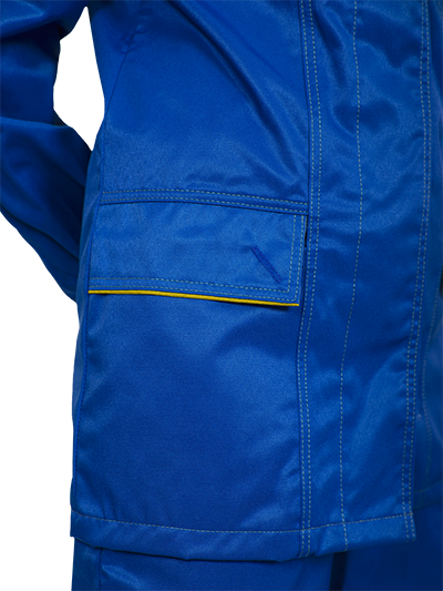 Костюм женский ПРЕМЬЕРА ЛЮКС от механических воздействий и ОПЗ (куртка, брюки), василёк Кос 579