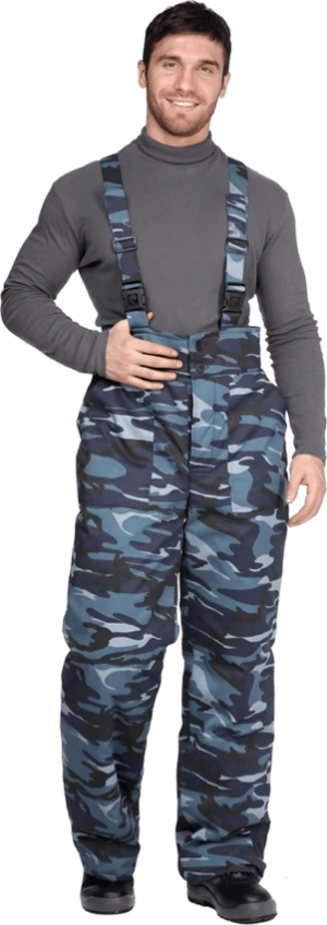 Костюм ГОРОД мужской от пониженных температур воздуха, механических воздействий и ОПЗ (куртка, брюки), цвет КМФ серый Кос 409