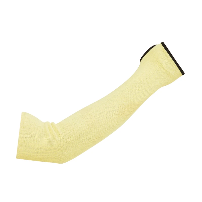 Нарукавники АРАМАКС СЛИВЗ (SL-306), Kevlar® (двойной, тяжелый), без покрытия, оверлок, цвет желтый Пер 669